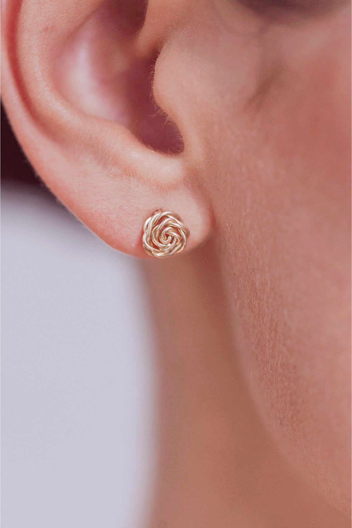 Puces Rosa - 心意玫瑰小耳環